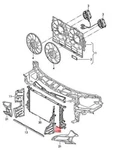 Audi A8 S8 Quattro 4H2 4H8 Air Guide Left 3.0LTR. 4H0121283E Original No Duty. Fixed Price $38.32.