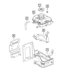 Genuine Mopar Radiator Bracket 5043097AB. Fixed Price $200.68.
