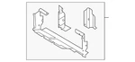 Genuine Ford Radiator Support Air Deflector LC3Z-17B968-B. Fixed Price $194.99.