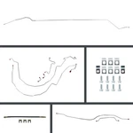 Right Stuff Detailing Brake Line Set BOP55H2. Fixed Price $152.98.