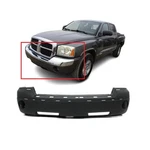 Bumper Cover For 2005-2007 Dodge Dakota W Molding/fog Light Hole Front Primed. Fixed Price $123.55.