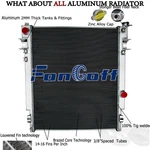 4-CORE Radiator Fits 2010-2012 Dodge Ram 2500 3500 4500 5500 6.7L Diesel. Fixed Price $439.00.