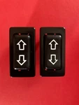 Two Aftermarket Power Window Switches For Ferrari 208, 288, 308, 328, Mondial. Fixed Price $95.00.