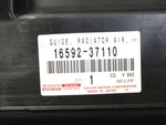 Genuine Oem Toyota 16592-37110 Radiator Sight Shield 2019-2022 Prius. Fixed Price $72.27.