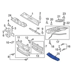 Ford Mustang 18-23 JR3Z8349A Front Lower Radiator Support Air Deflector. Fixed Price $113.44.