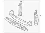 Genuine Mitsubishi Radiator Support 5256C094. Fixed Price $615.68.