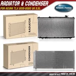 Radiator & W/receiver Drier Condenser Cooling Kit For Acura Tlx 15-20 V6 3.5L. Fixed Price $169.37.