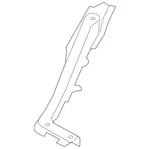 Genuine Nissan Radiator Support Side Panel 62520-1EA0A. Fixed Price $226.83.
