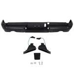 Primed Steel For 2019-2024 Ram 1500 W/ Park & Dual Exhst Black Rear Bumper. Fixed Price $329.04.