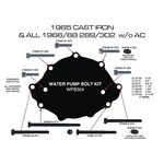 Mustang Water Pump Bolt Set 1966 1967 1968 289 302 W/o Air Con Shelby Gta V8. Fixed Price $73.59.