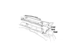 61 62 63 64 Chevy Impala Belair Cowl Vent Panel Filler Gaskets Seal Pair 3819259. Fixed Price $10.00.
