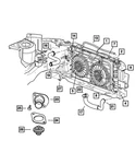 Genuine Mopar Radiator Support Right 4809274AC. Fixed Price $97.93.