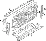 Genuine Nissan Radiator Support Baffle 21468-7JA0A. Fixed Price $68.79.