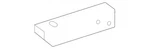 Genuine Mercedes-benz Radiator Support Tie Bar Bracket 246-626-00-88. Fixed Price $65.00.