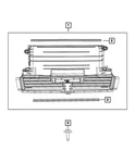 Genuine Mopar Active Shutter Grille 68588569AE. Fixed Price $184.80.