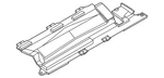 Genuine Nissan Radiator Support Air Deflector 21497-7JA0A. Fixed Price $127.53.