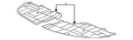 Genuine Lexus Radiator Support Splash Shield 51441-33090. Fixed Price $95.12.