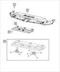 Genuine Mopar Radiator Lower Seal 68276399AA. Fixed Price $43.01.