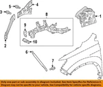 New Oem 14-25 Acura Mdx Structural Components Rail Assy Bracket 60835-TZ5-A00ZZ. Fixed Price $15.95.