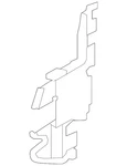 Genuine Nissan Radiator Support Air Deflector 92184-1SX0A. Fixed Price $51.14.