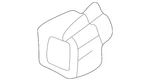 Genuine Volkswagen Switch Housing 1J0-973-203. Fixed Price $31.40.