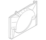 Genuine Nissan Engine Cooling Fan Shroud 21476-0W500. Fixed Price $88.22.