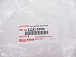 Genuine Oem Toyota 53293-08080 Radiator Deflector 2018-2020 Sienna. Fixed Price $89.33.