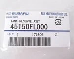 Genuine Oem Subaru 45150FL000 Coolant Reservoir Tank 2018-2021 Crosstrek. Fixed Price $48.44.