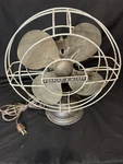Antique 1939-40 Robbins & Myers Desk Fan Model 20004 10" Blade. Fixed Price $60.00.