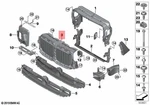 Genuine Bmw G07 X7 30DX 40DX 40IX 50IX Sav Air Flaps Top 51745A29C37. Fixed Price $502.51.