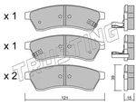 Trusting 526.1 Brake Pad Set, Disc For Chevrolet, (sgm). Fixed Price $46.31.