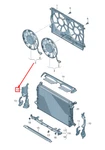 New Audi RSQ8 Right Engine Radiator Air Guide 4M8121284AM 4M8-121-284-AM. Fixed Price $72.00.
