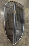 1936 Nash Ambassador Grille Shell Original Chrome + Emblem Radiator Shroud Cover. Fixed Price $339.95.