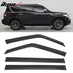 Fits 17-24 Nissan Armada Window Visors 4PCS Smoke Acrylic Rain Sun Deflectors. Fixed Price $35.99.