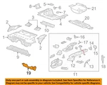 Gm Oem 13-22 Encore,trax Rear Body Floor Rails-air Guide 95330354. Fixed Price $79.04.