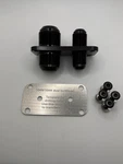 16AN/10AN Billet Bulkhead Dual Fittings. Two In/out, In/out.. Fixed Price $65.00.