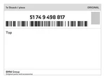 Genuine Bmw Top 51-74-9-498-817 New. Fixed Price $156.38.