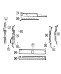 Genuine Mopar Side Shield 68453537AA. Fixed Price $24.96.