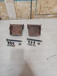 2 Chevy Gm V8 Sbc Engine Block Mounts C10 Bbc CLAM350 454 305 400 Oem W/ Bolts. Fixed Price $99.99.