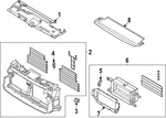 Genuine Ford Radiator Shutter Assembly RL7Z-8475-C. Fixed Price $811.20.