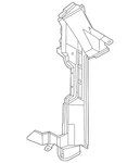 Genuine Nissan Radiator Support Air Deflector 92185-7LF0B. Fixed Price $71.09.