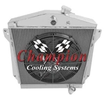 Jr Champion Row Radiator W/ 16" Fan For 1943 - 1948 Chevrolet Cars #CC4348. Fixed Price $332.45.