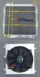 3ROW Aluminum Radiator Shroud Fan For 1988-1995 Toyota Pickup 4RUNNER 3.0L V6. Fixed Price $199.00.