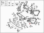 Genuine Mercedes W222 S-class Frame For Lamp Left 2226200102. Fixed Price $244.47.