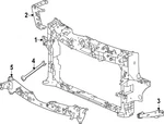 Genuine Honda Brace Front Bulkhead 71418-30A-A00. Fixed Price $12.09.