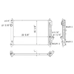 RAD13097 New Replacement Radiator Fits 2009-2011 Chevrolet Aveo 5. Fixed Price $126.00.