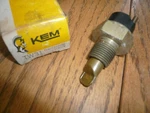 Engine Coolant Temperature Sender Switch Kem TW31 Ford SW663, SW889, SW983. Fixed Price $12.95.