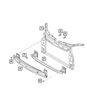 Genuine Mopar Radiator Closure Panel 68752067AA. Fixed Price $691.15.