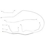 1957 Chevrolet Bel Air Complete Man Drum Brake Line Set Kit Dual Exhaust Oe. Fixed Price $170.00.