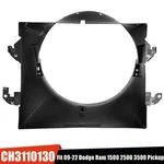 Engine Cooling Radiator Fan Shroud For 2009-2022 Dodge Ram 1500 2500 3500 Pickup. Fixed Price $95.99.